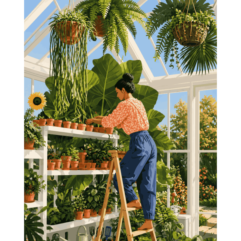 Kas tuinier - Diamond Painting