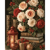 Rozen & oude boeken - Diamond Painting