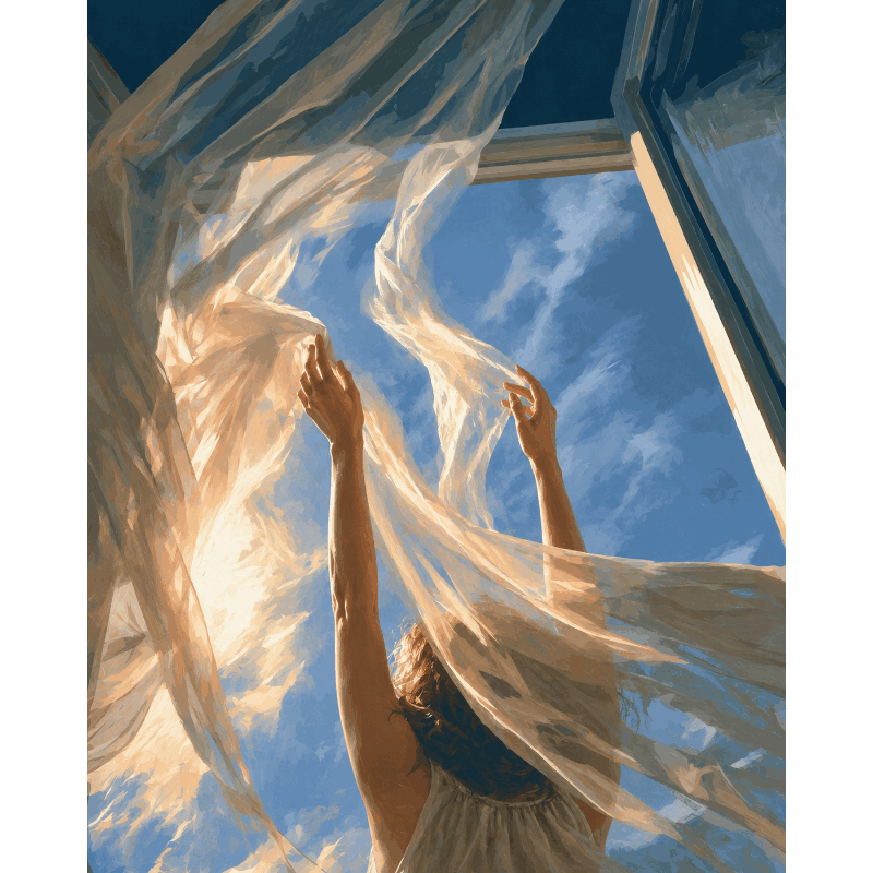 De bries achterna - Diamond Painting