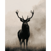 Hert in de mist - Diamond Painting