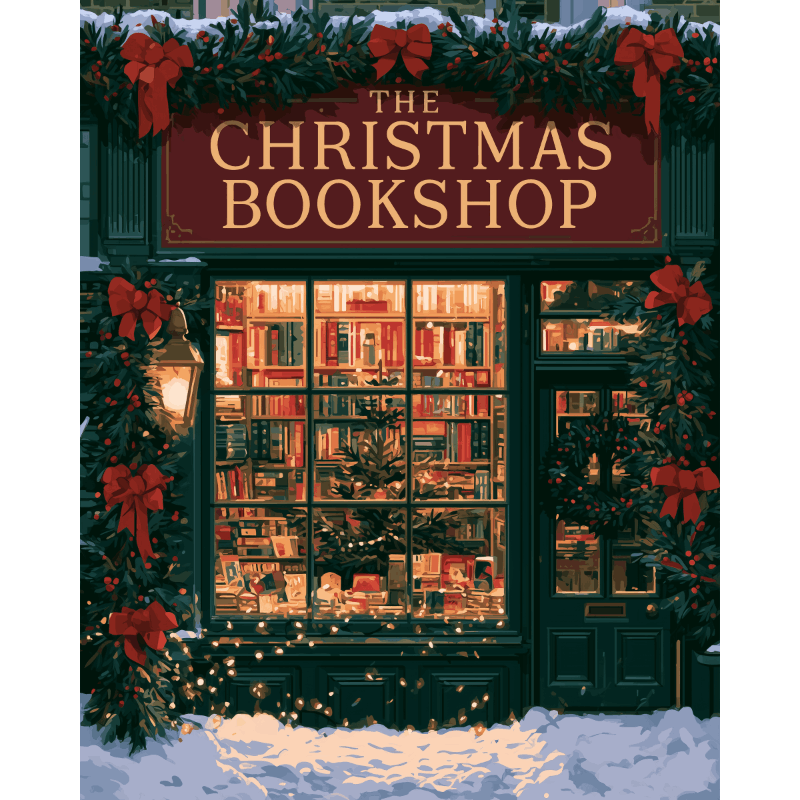 Kerstboekwinkel - Diamond Painting
