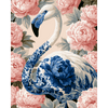 Flamingo & pioenen - Diamond Painting