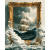 Vergulde reis - Diamond Painting