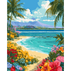 Hawaïaans landschap - Diamond Painting