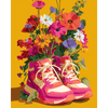 De lente in rennen - Diamond Painting