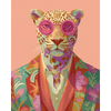 Stijlvolle luipaard - Diamond Painting