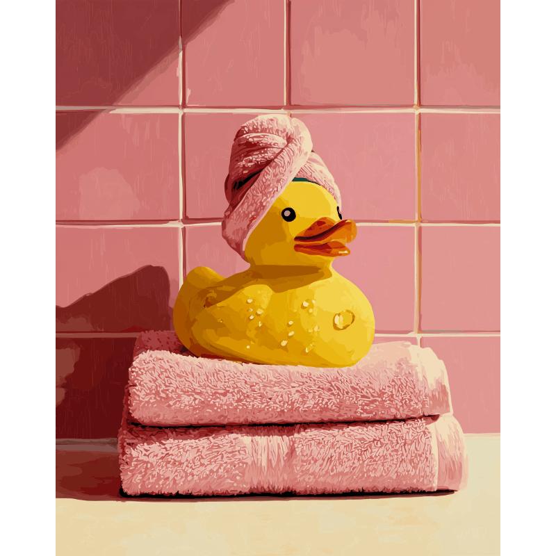 Spa-eend - Diamond Painting