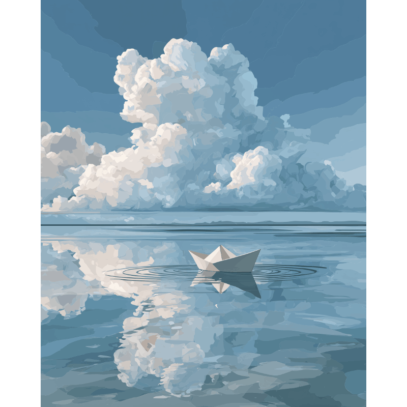 Papieren dromen - Diamond Painting