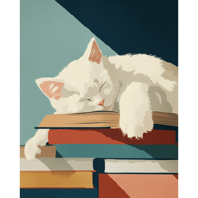 De zachtste boekenlegger - Diamond Painting