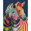 Zebra’s in kleur - Diamond Painting