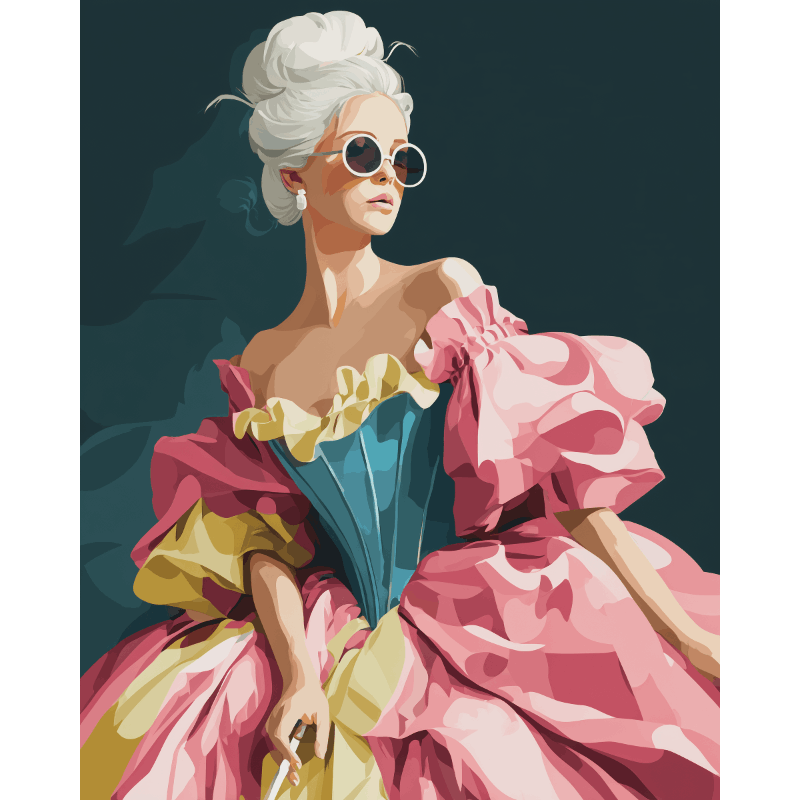 De moderne hertogin - Diamond Painting