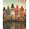 Lente in Amsterdam - Diamond Painting