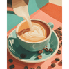 Koffie met liefde - Diamond Painting