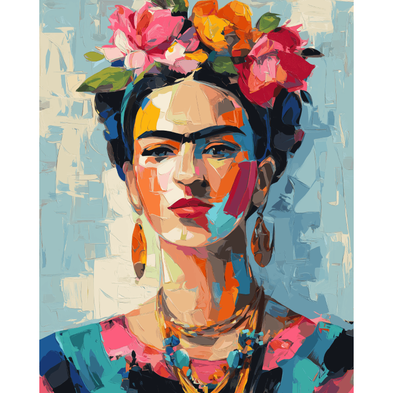 Expressieve Frida - Diamond Painting