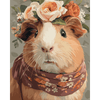 Mevrouw cavia - Diamond Painting