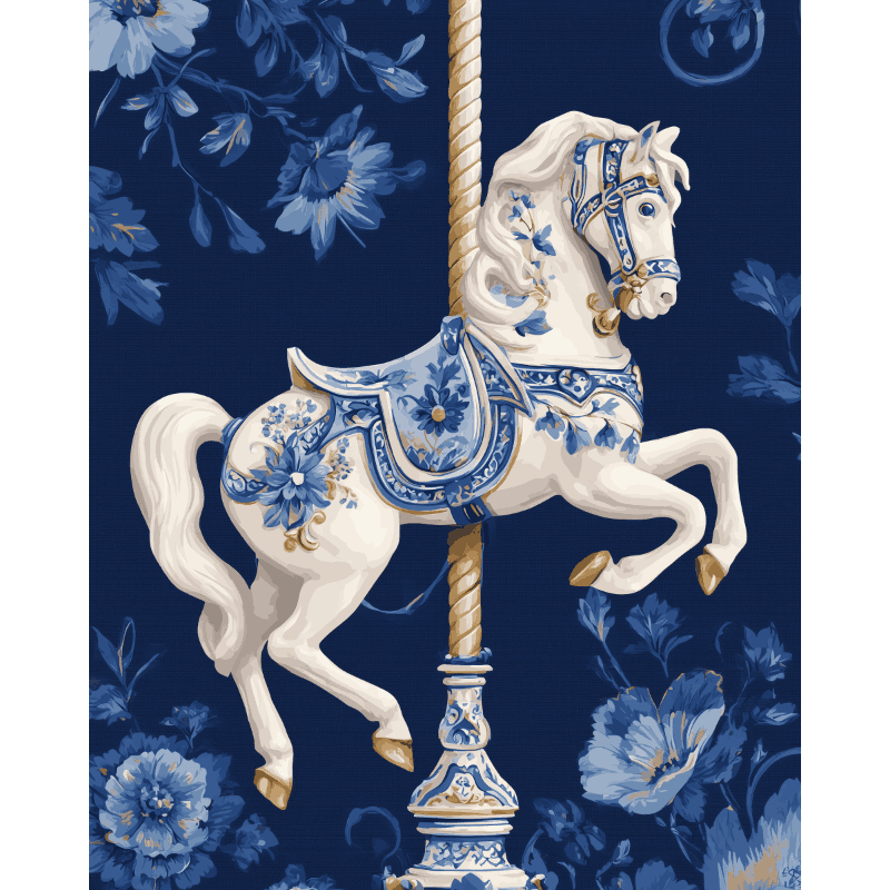 Elegant carrousel - Diamond Painting