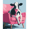 Koe op de bank - Diamond Painting