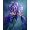 Paarse bloei - Diamond Painting