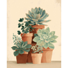 Minimalistische botanica - Diamond Painting