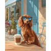 Coole hond - Diamond Painting