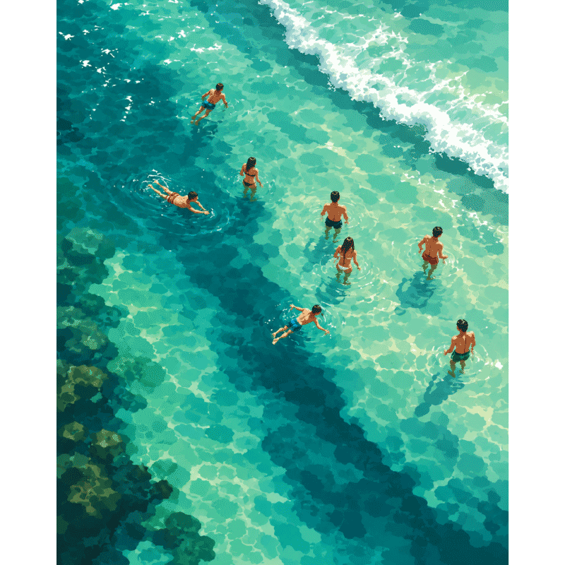 Helder water - Diamond Painting