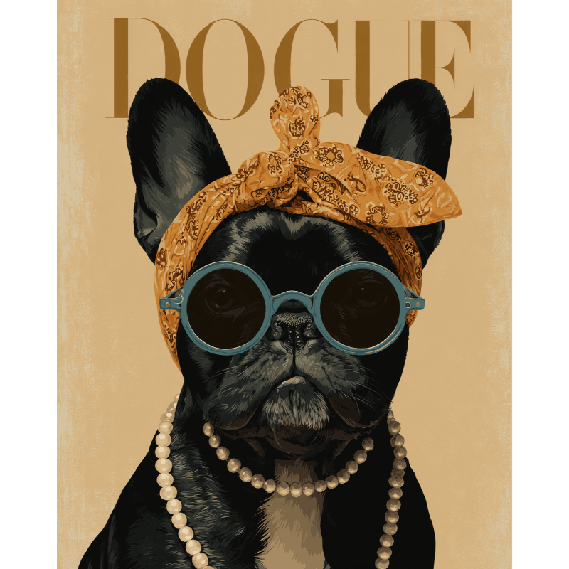 Franse bulldog - Diamond Painting