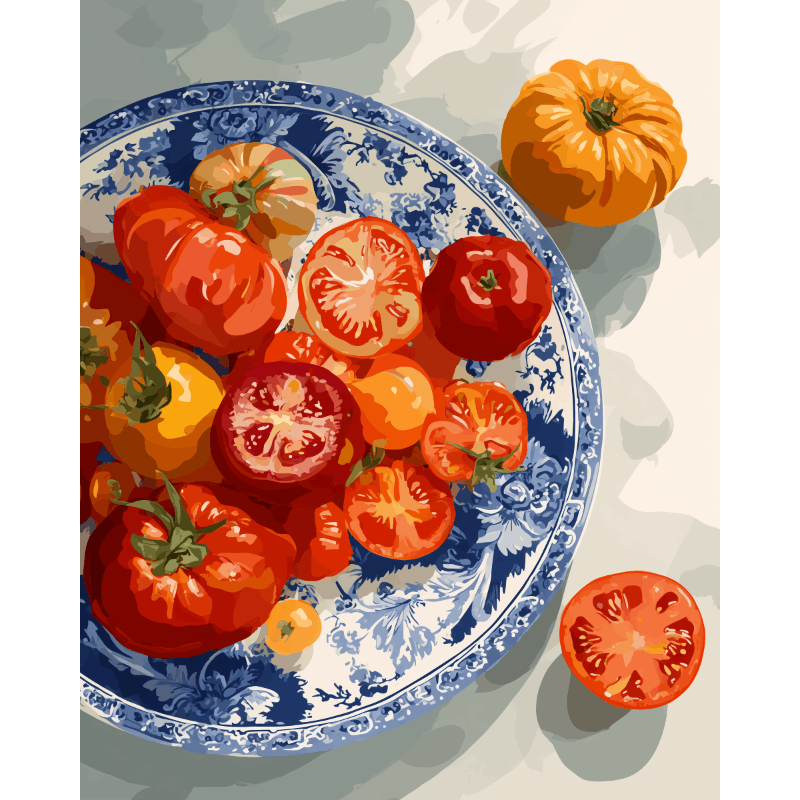 Zomers bord - Diamond Painting