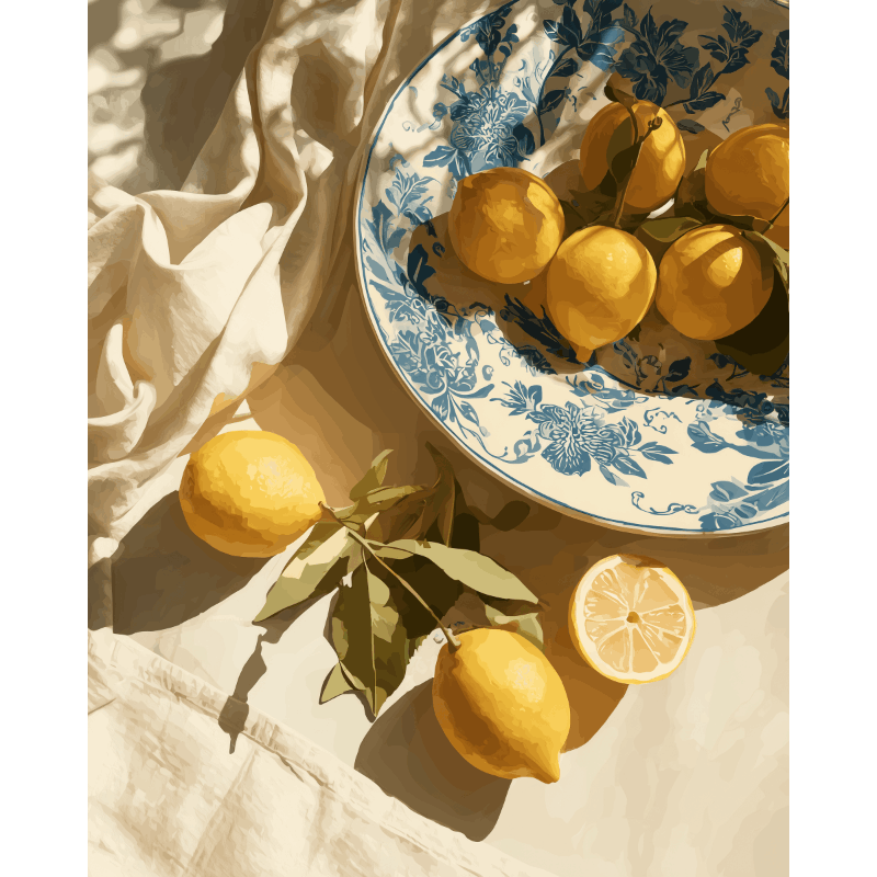 Citruszonnestraal - Diamond Painting