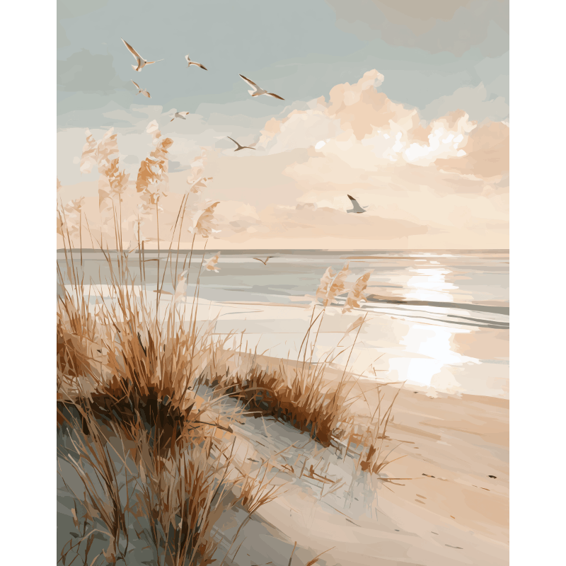 Gouden duinen - Diamond Painting