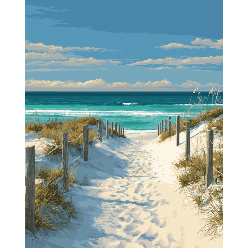 Strandpad - Diamond Painting