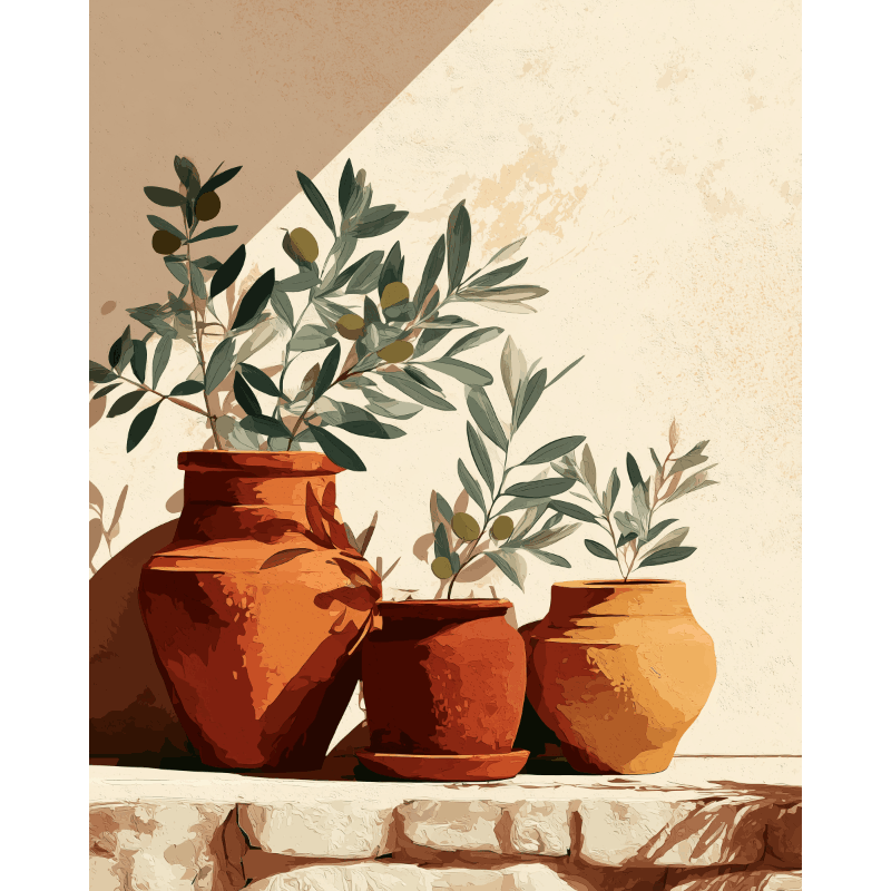 Toscaanse rust - Diamond Painting