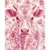 Delfts roze koe - Diamond Painting