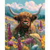 Bloeiende hooglanden - Diamond Painting