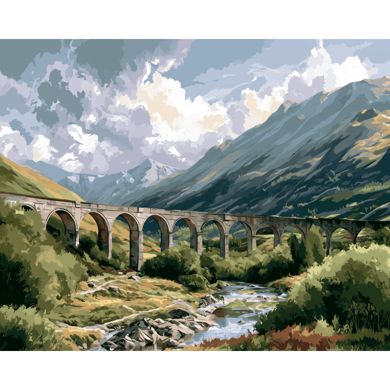 Glenfinnan Viaduct - Diamond Painting