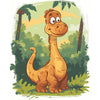 Dinosaurus in de Jungle - Diamond Painting