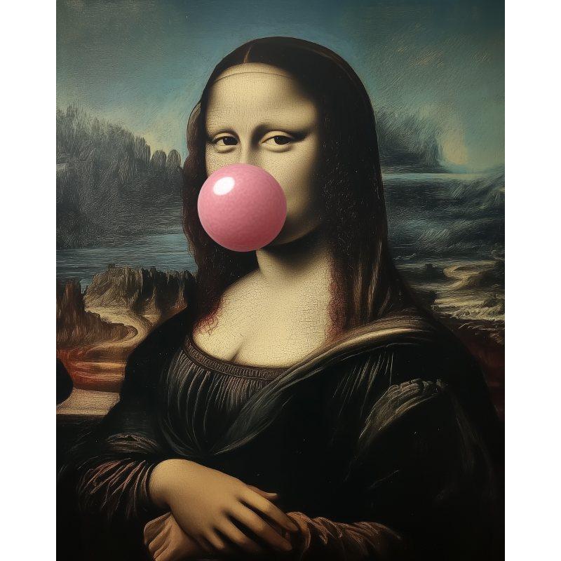Mona Lisa kauwgom - Diamond Painting