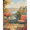 Terras uitzicht - Diamond Painting