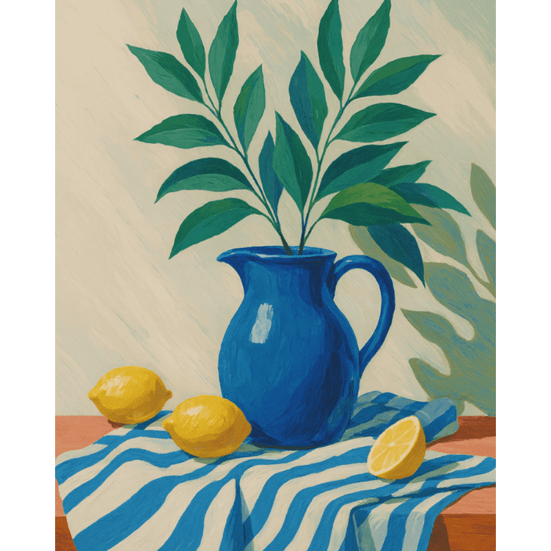 Citroenen & Bladeren - Diamond Painting