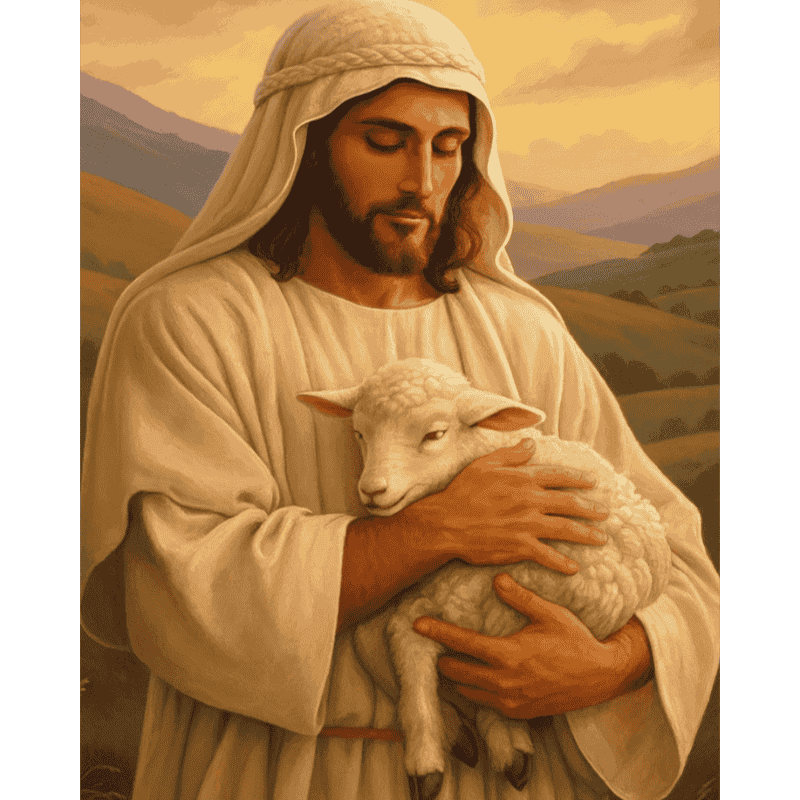 Liefdevolle Jezus - Diamond Painting