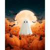 Pompoen spook - Diamond Painting