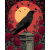 Rozen en Raaf - Diamond Painting