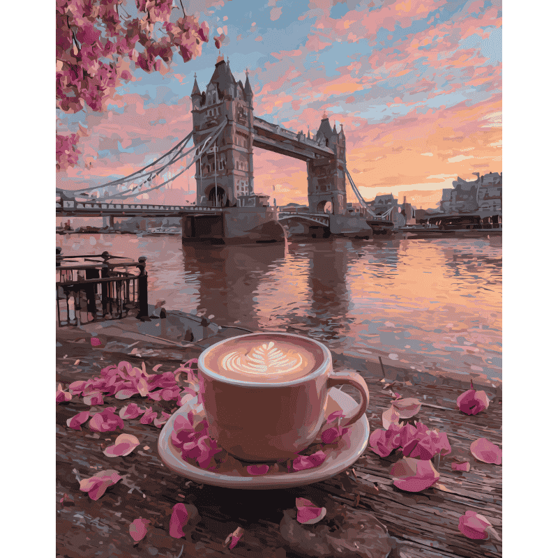 Koffiepauze - Diamond Painting