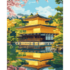 De Gouden Tempel van Kyoto - Diamond Painting