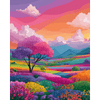 Levendig landschap - Diamond Painting