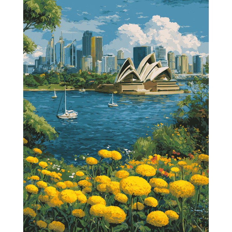 Sydney Opera House - Diamond Painting