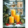 Adventskaarsen - Diamond Painting
