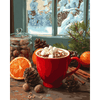 Warme chocolademelk-ochtend - Diamond Painting