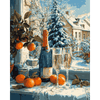 Kerstchampagne - Diamond Painting