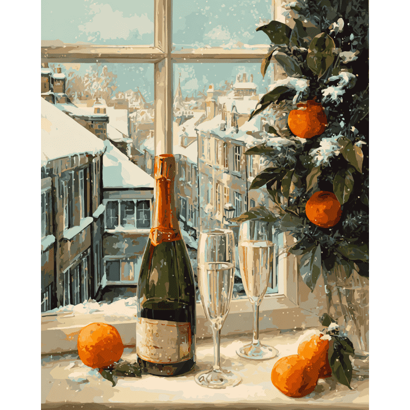 Nieuwjaarsmorgen - Diamond Painting