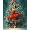 Feestelijke ballerina - Diamond Painting